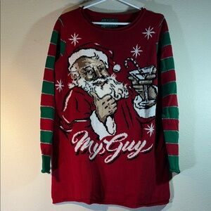 Festive Ugly Christmas Sweater Women’s Pullover, Size Medium